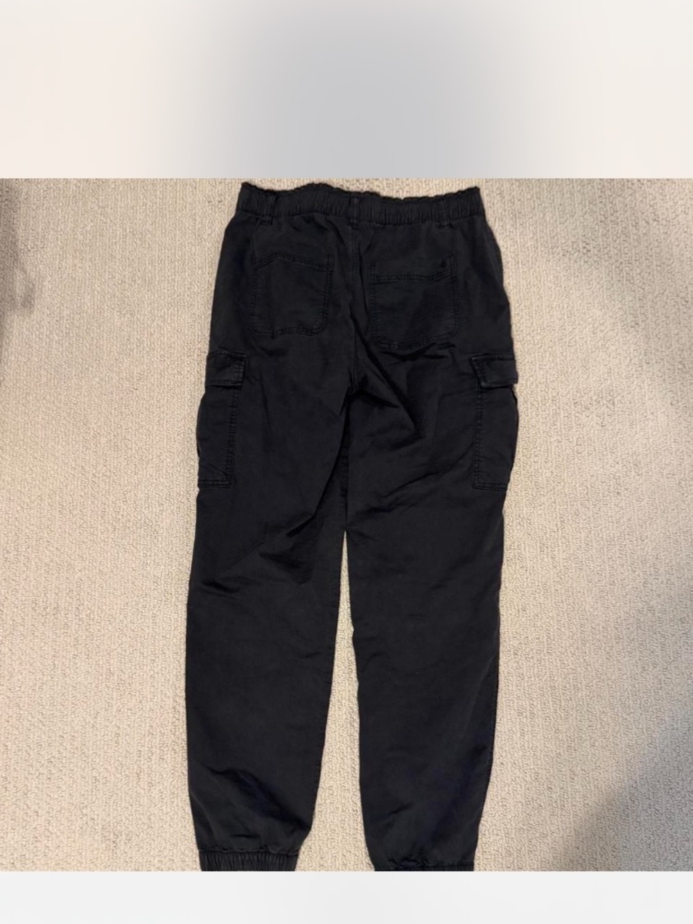 American Eagle Outfitters Black Utility Cargo Joggers
